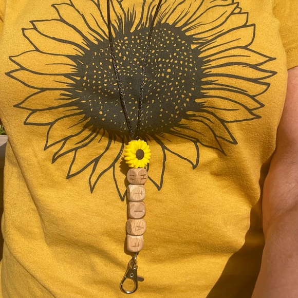 Sunflower Lanyard - Picture 5 of 5